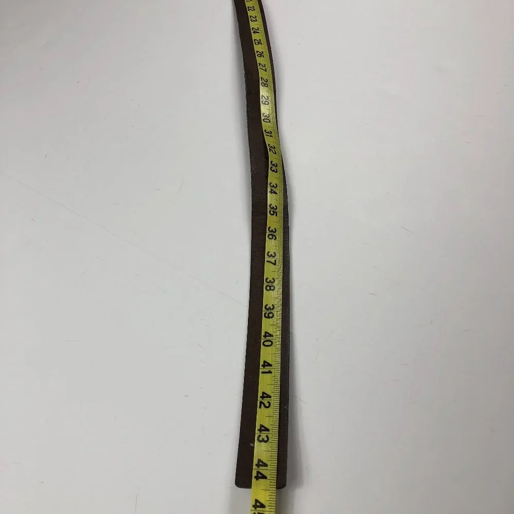 Kenneth Cole Reaction BIE Brown Genuine Leather Belt Cowboy Southwestern